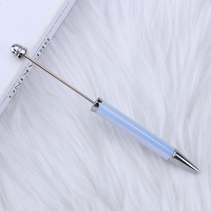 Wholesale Beadable Pens Diy UV Electroplating Seven Color Ballpoint Pen